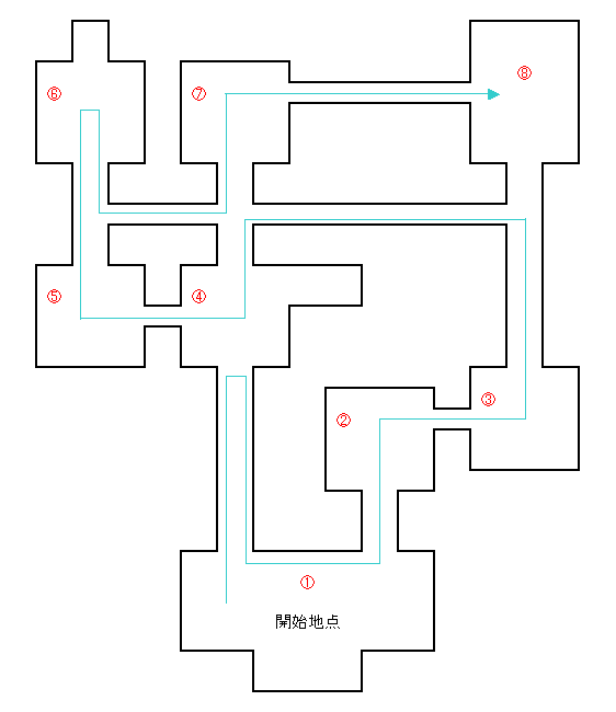 古の覇王 入手ＭＡＰ
